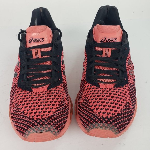 Asics GEL-QUANTUM 360 Knit Peach Red Black Women Size 6.5 Running Shoe T778N - Picture 5 of 16